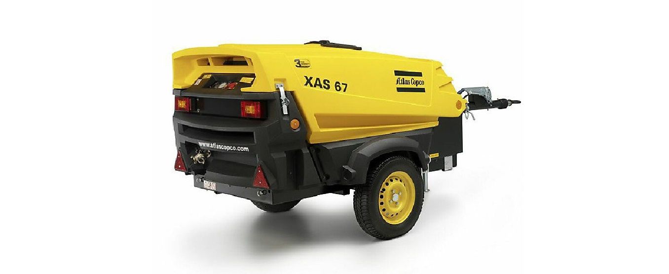 Дизельный компрессор Atlas Copco XAS 67 Dd с генератором 220380 В