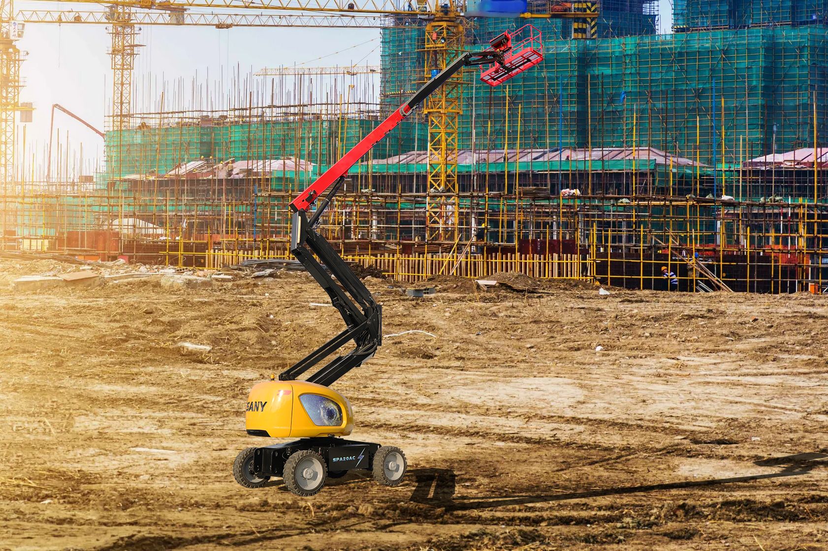 Коленчатый самоходный подъёмник Sany SPA20AC            