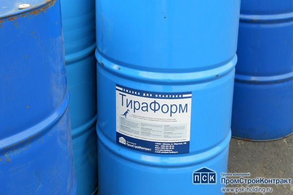 Смазка для опалубки «ТираФорм» (TiraForm)
